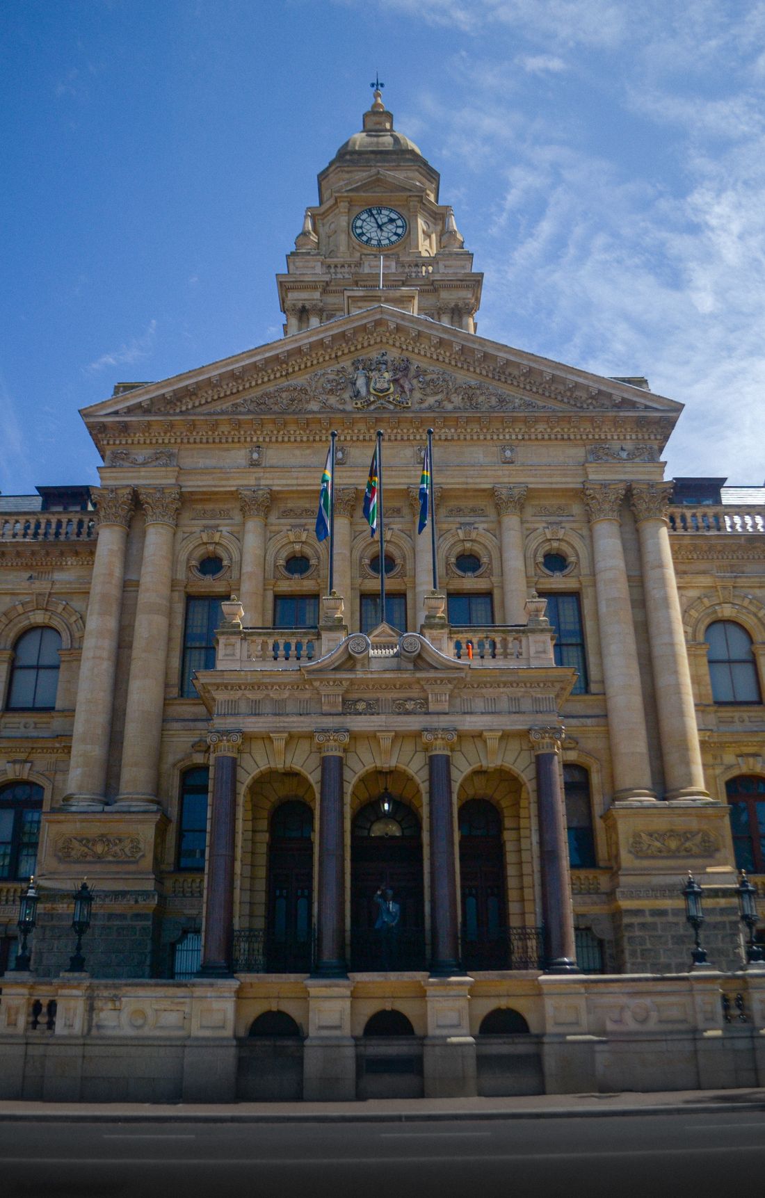 Cape Town City Hall, illustrating the public service sector